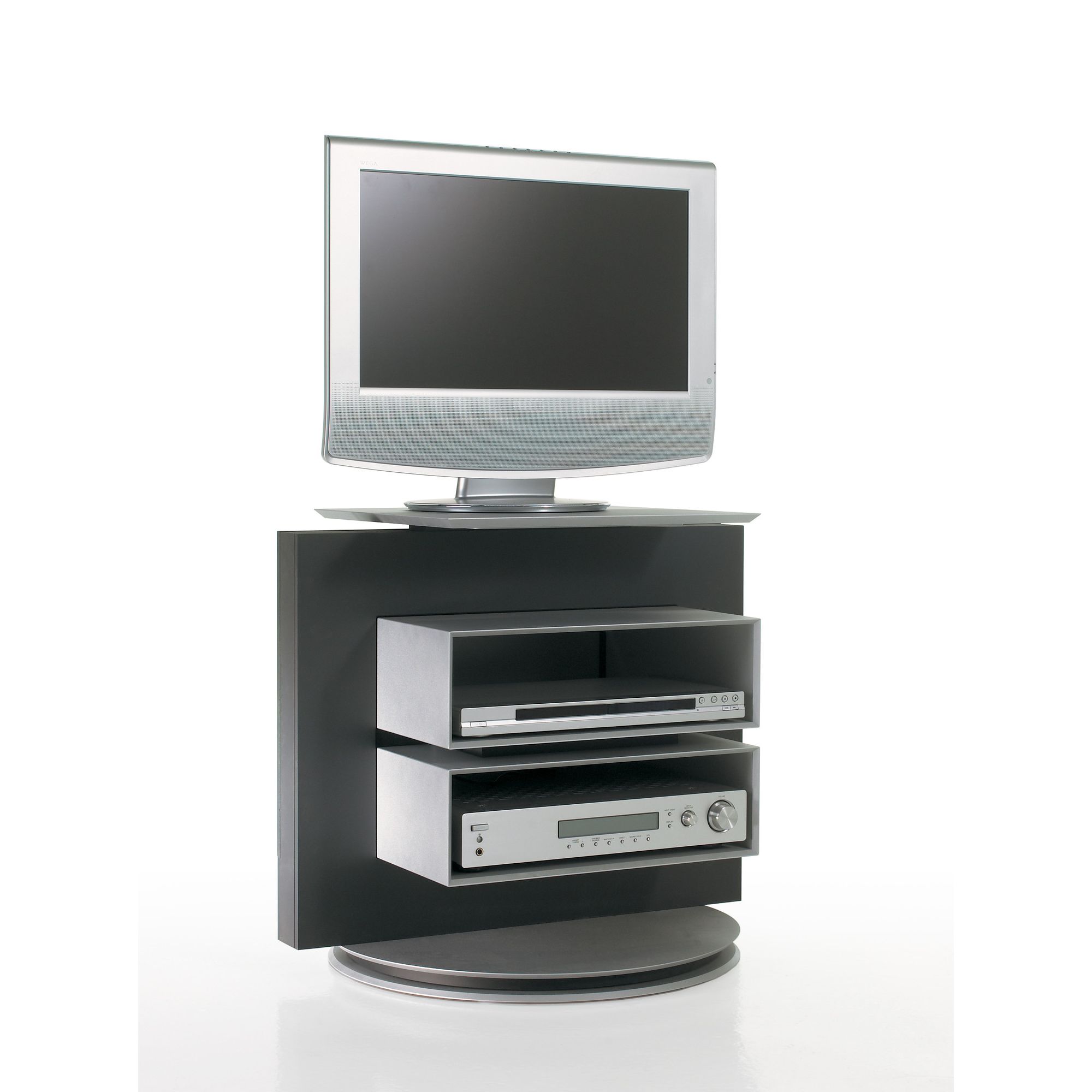 Luke Furniture TV Stand - Dark Grey at Tesco Direct