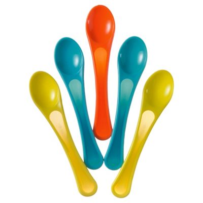 image 1 of Tommee Tippee Explora Feeding Spoons X5