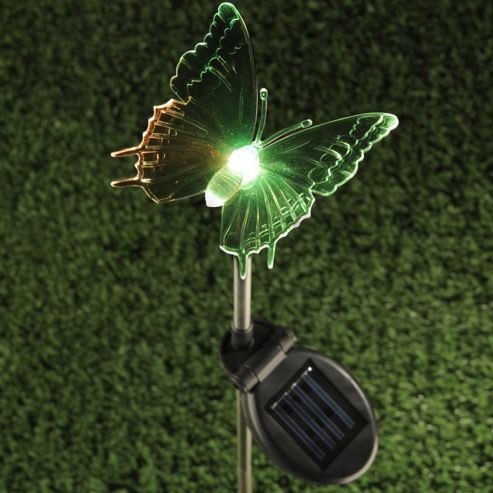 Image of Paul Neuhaus Butterfly Outdoor Light In Multi Colour