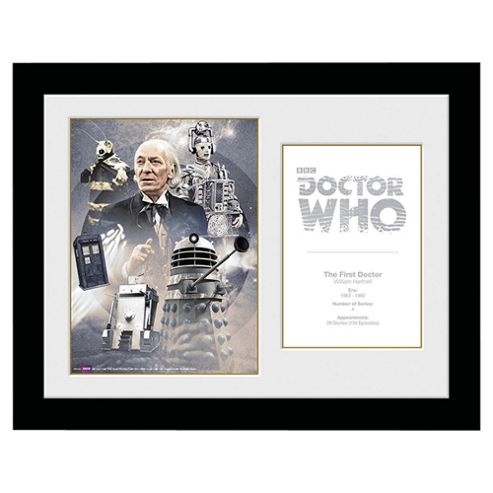 Image of Doctor Who The First Doctor Framed Print, 30x40cm