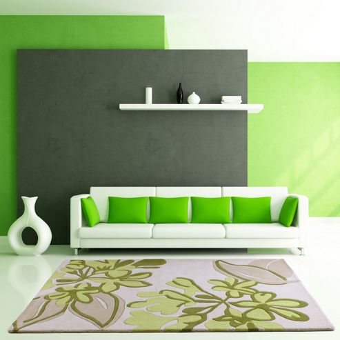 Image of Ultimate Rug Co Floral Art Realm Rug - 120 Cm X 170 Cm (3 Ft 11 In X 5 Ft 7 In)