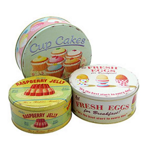 Image of Ecp Designs Cake Tin Set Of 3 - Assorted