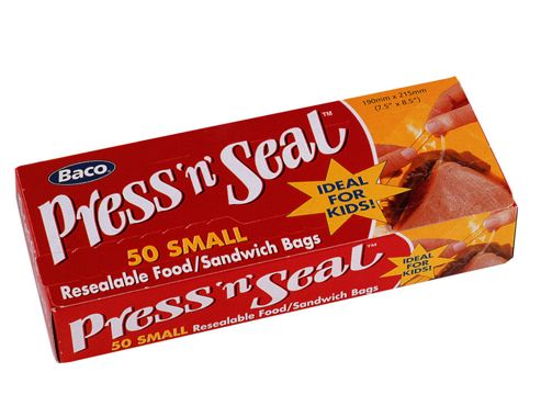 Image of Snapies 05125/5282 Reseal Sandwich Bags X50