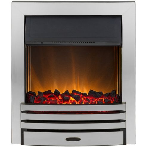 Image of Adam Eclipse Chrome Electric Inset Fire