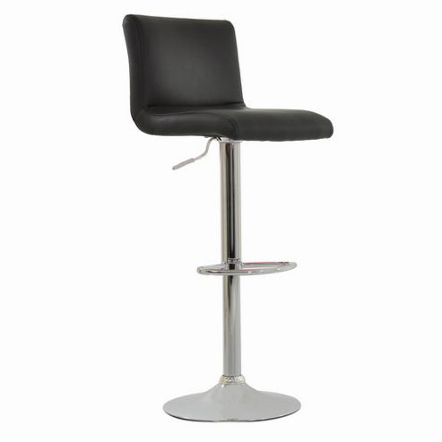 Image of Alto Brown Faux Leather Bar Stool