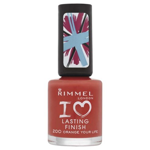 Image of Rimmel Lasting Nail Polish Orange Your Life