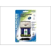 Uniross U0148603 Smart Charger + (4) Aa Batts