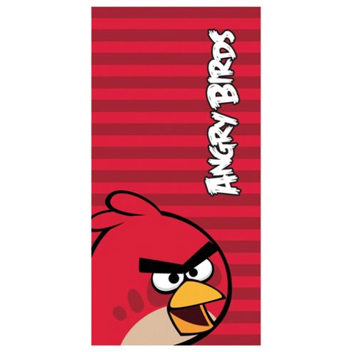 Image of Angry Birds Towel Red
