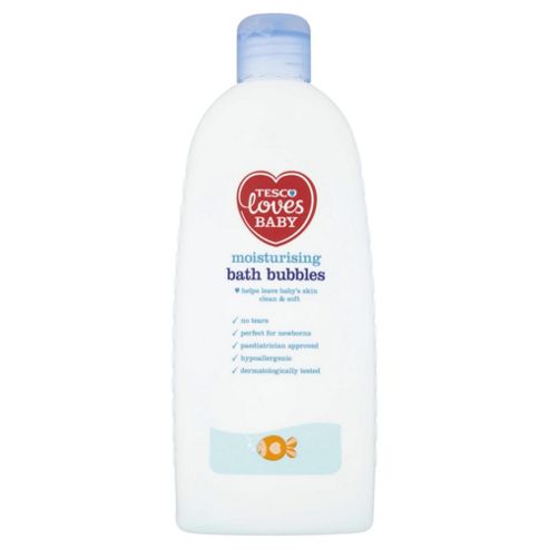 Image of Tesco Loves Baby Moisturising Bath Bubbles 500ml