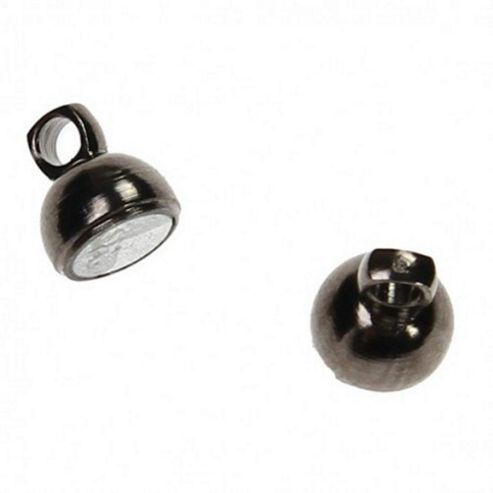 Image of Small Magnetic Clasp - Black - 6 Pack