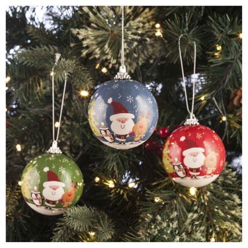 Image of Decoupage Christmas Character Set, 14 Piece