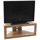 Iconic Lindi TX7000 Oak Corner TV Stand for screens up to 50 inch