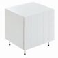 Gillmore Space Barcelona Bedside Cabinet - White Lacquer (Matt)