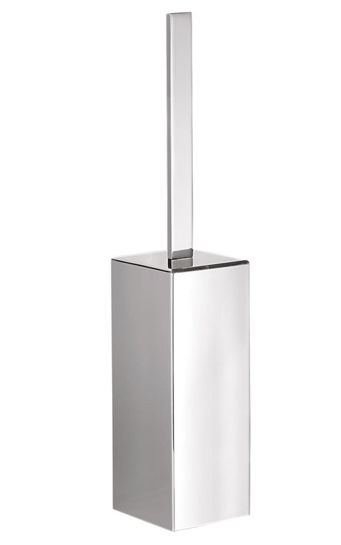 Image of Gedy Lounge Freestanding Toilet Brush In Chrome