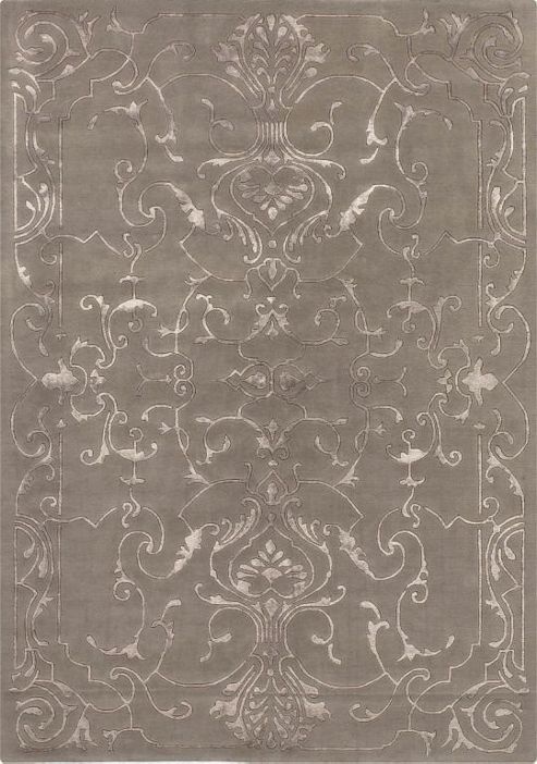 Image of Angelo Sydney Mole Knotted Rug - 240cm X 170cm (7 Ft 10.5 In X 5 Ft 7 In)