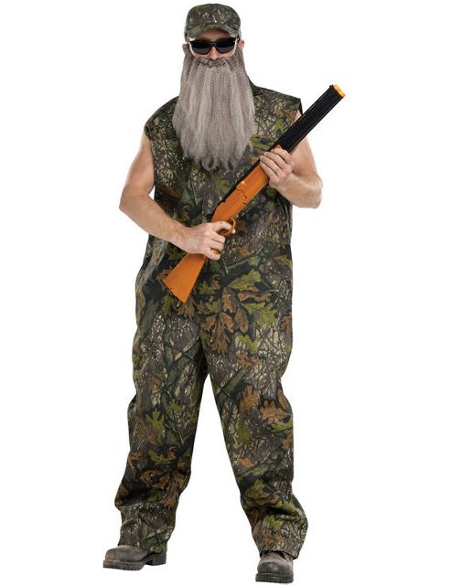 Image of Adult Duck Hunter Jumpsuit Costume