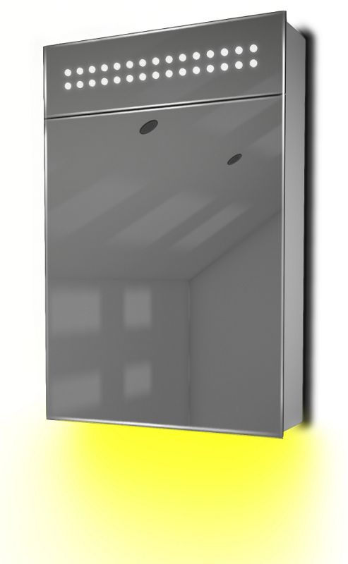Image of Ambient Demist Bathroom Cabinet With Sensor & Internal Shaver Socket K73y