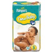 Pampers New Baby Size 3 (Midi) Economy Pack 50