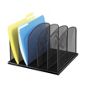 Safco Onyx Five Upright Sections in Black