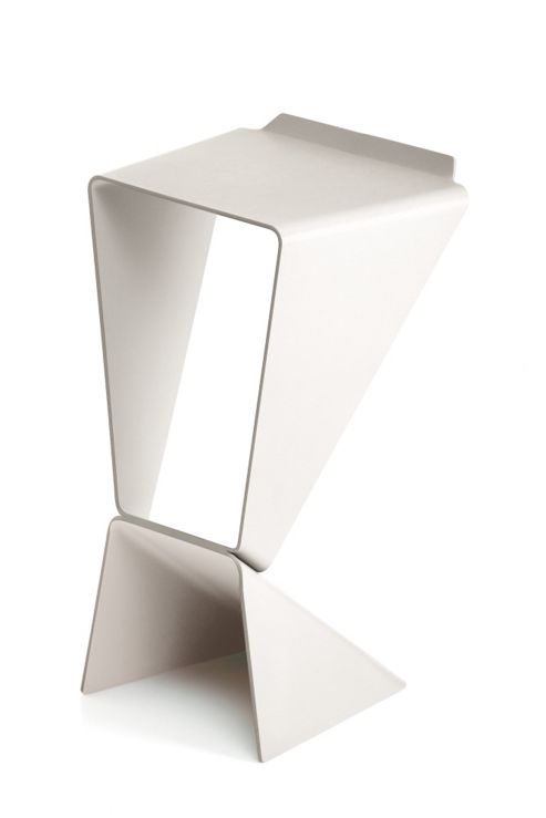 Image of B-line Icon Stool - White