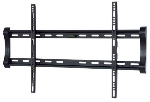 Image of Black Universal Super Thin Fixed Wall Mount Bracket Up To 60 Inch