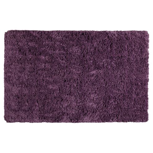 Image of Tesco Soft Shaggy Rug 70 X 130cm, Plum