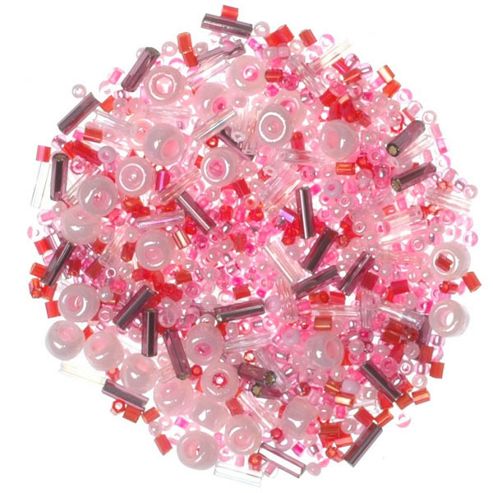 Image of Shades Of Pink Glass Beads