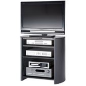 Black Oak Veneer TV Stand for screens up to 37 inch