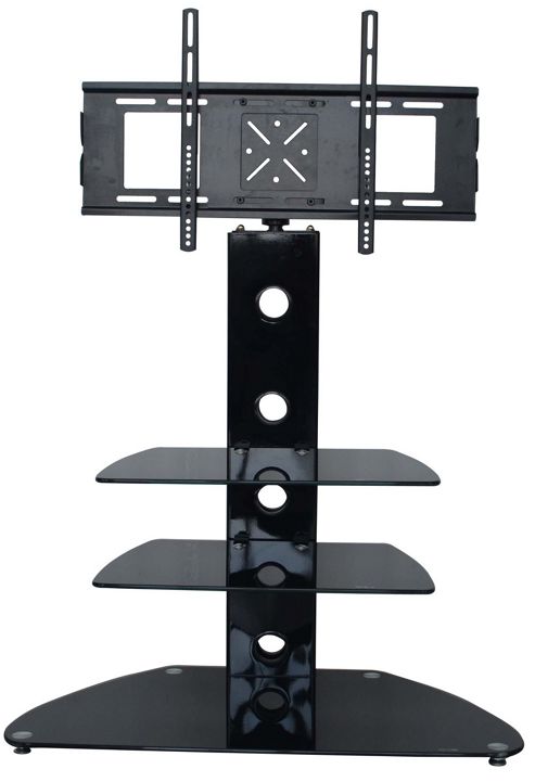 Image of Mmt Cb55 Black Swivel Cantilever Tv Stand