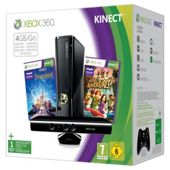 Xbox 360 4GB Console with Kinect Adventures & Disneyland Adventures