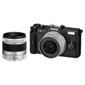 Pentax Q w/ 8.5mm Prime Lens & 5-15mm Zoom Lens (Black) Compact System Camera