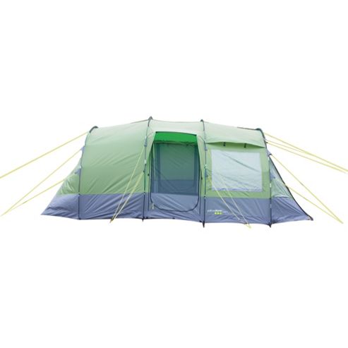 Image of Yellowstone Lunar 4 Man Camping Tent With 2 Side Doors Green