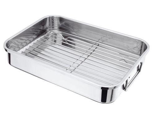 Image of Horwood H040 Roasting Pan & Rack S/s 32x24cm