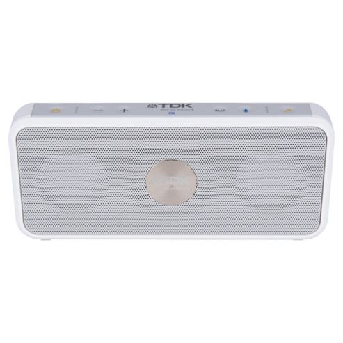 Image of Tdk Trek A26 Splashproof Bluetooth Stereo Speaker White