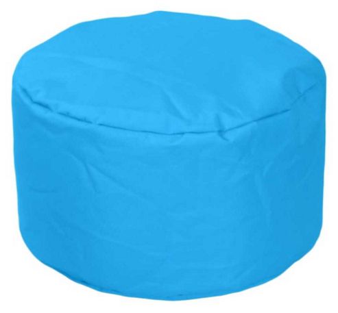 Image of Valufurniture Round Stool Light Blue Bean Bag