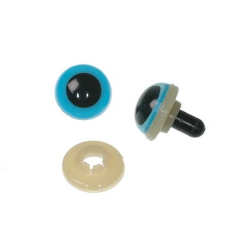Image of Safety Eyes 14mm Blue 10 Pr