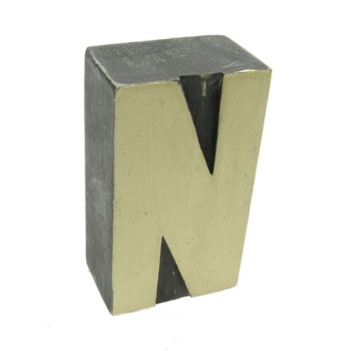 Image of Block Letter - N