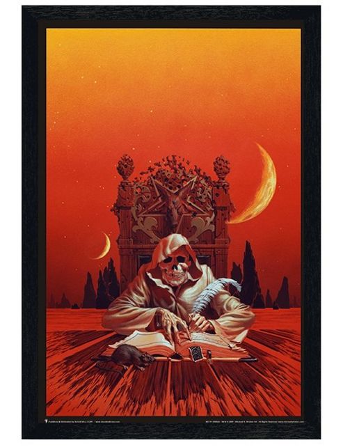 Image of Michael Whelan Black Wooden Framed Erebus Poster