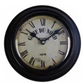Wicker Valley Gare Du Nord Wall Clock