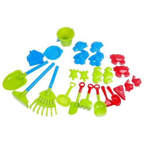 Image of Tesco 25 Piece Sand Accessory Set