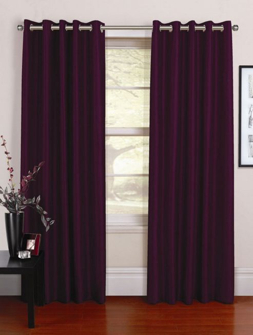 Image of Venezia Ready Made Curtains - Purple