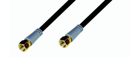Image of Nikkai High Quality Gold F-plug Tv Aerial Cable Lead 3m