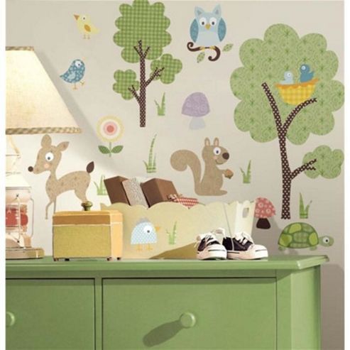 Image of Woodland Animals Wall Stickers
