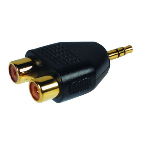 Image of Maplin 3.5 Mm Jack To Twin Phono Socket