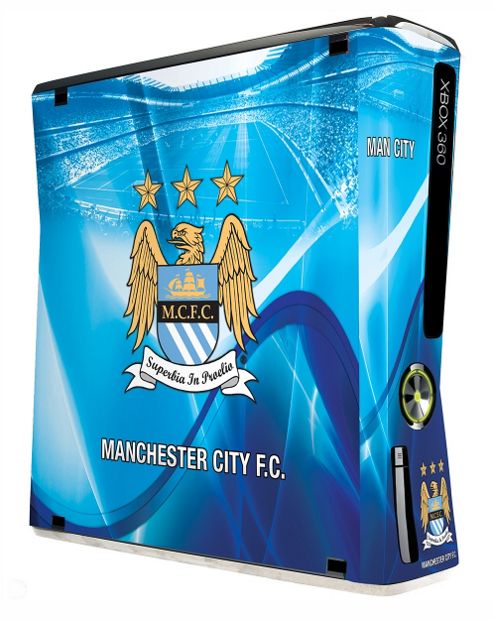 Image of Man City Fc Console Skin (xbox 360)