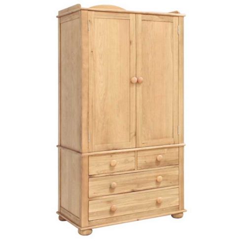 Image of Baumhaus Amelie Oak Cco13a Double Wardrobe