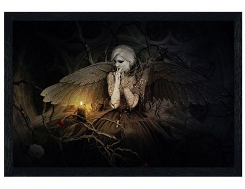 Image of Black Wooden Framed I Of The Mourning Poster