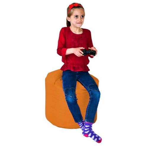 Image of Valufurniture Classic Barrel Orange Bean Bag