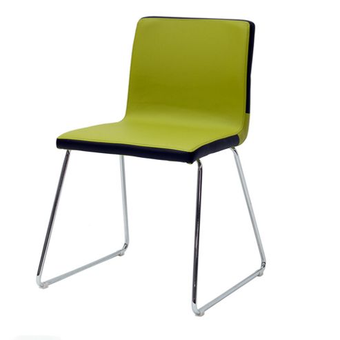 Image of Wilkinson Furniture Optic Dining Chair (set Of 2) - Lime
