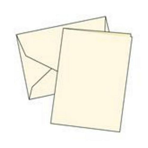Image of Cards Single Fold A6 Cream 10 Pk